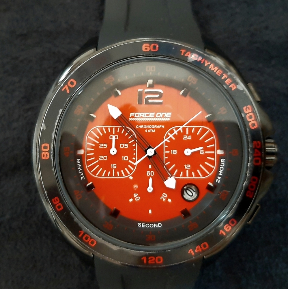 Force One Grand Prix Chronograph Mens Watch